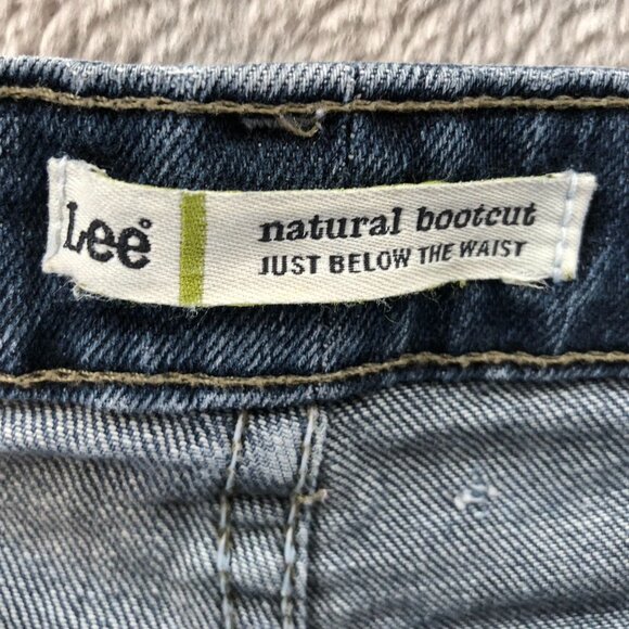 2 Lee Womens Jeans Size 6 Medium Lot Of Two Bue Denim Natural Bootcut Leg Casual - Picture 2 of 16